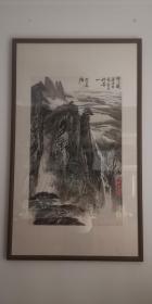 安徽著名山水老画家（童乃寿）鼎盛时期精品力作…黄山…发货不带框