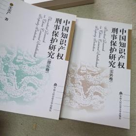 中國知識產(chǎn)權(quán)刑事保護研究 理論卷，實務(wù)卷(2本合售)
