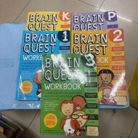 Brain Quest Workbook: Pre-K (With Stickers)  益智练习：Pre-K级+Kindergarten+grade1.2.3五本合售