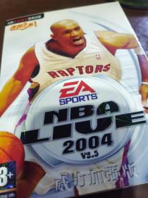 NBA LIVE2004 游戏光盘
