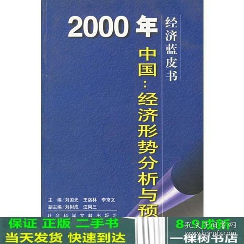 2000年中国：经济形势分析与预测