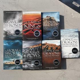 A Song of Ice and Fire Boxed Set, 7 Books冰与火之歌套装，共7册 英文原版