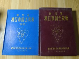 四川省渡口市国土资源 图册两本合售