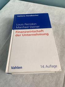 Finanzwirtschaft der Unternehmung  德语原版 Louis perridon manfred steiner vahlens handbucher