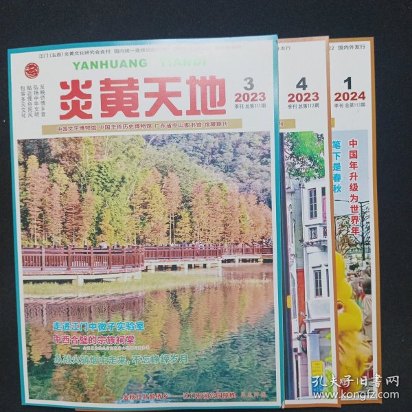 炎黄天地总第111、112、113三本合售