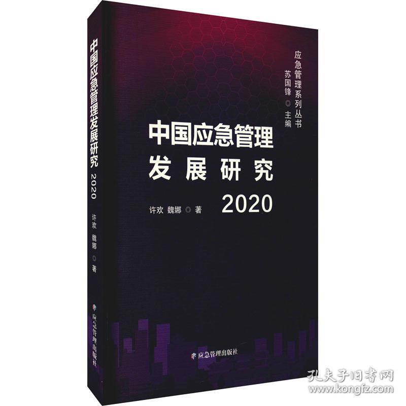 新华正版 中国应急管理发展研究 2020 许欢,魏娜 9787502086725 应急管理出版社