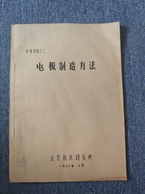 电极制造方法