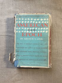 American Epoch: A History of The United States Since the 1890's 美国史【英文版，精装初版】裸书1.3公斤重，留意书品描述
