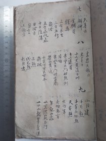 手抄本民国时期白棉纸精写选择集要一本 内容共三十七筒子页七十四面