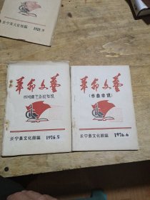 革命文艺.1976年5.6两期合售，油印本