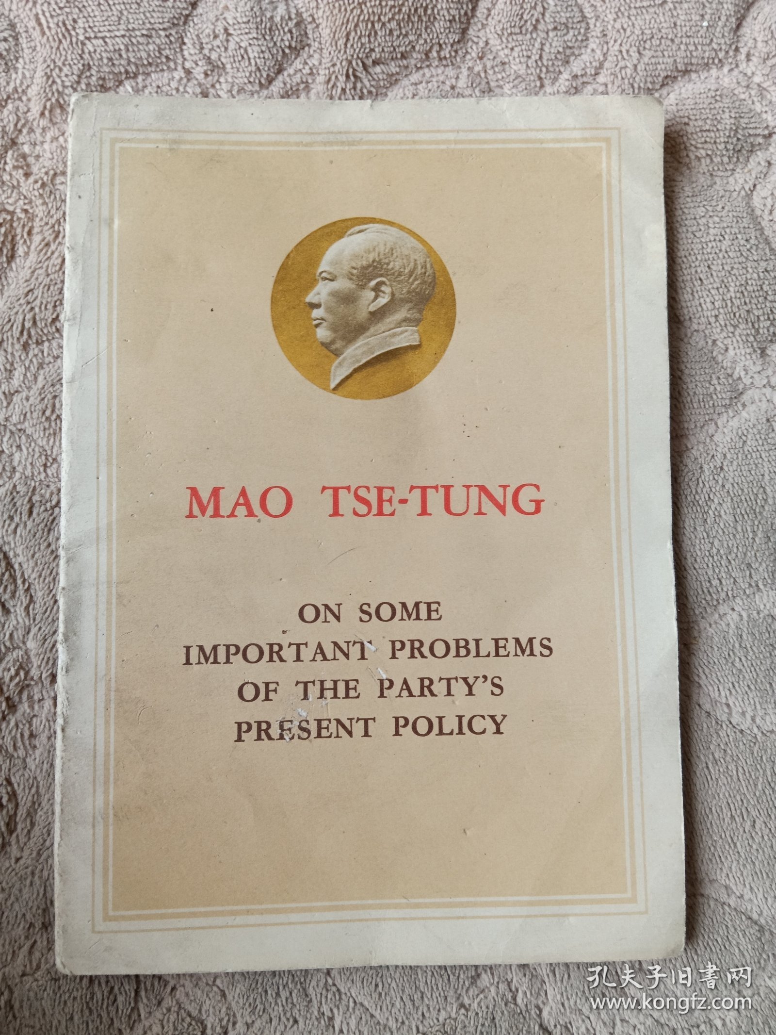毛泽东关于目前党的政策中的几个重要问题（英文）