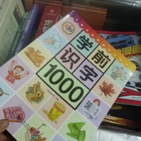 学前识字1000 （含330张奖励贴纸）附赠“有图无图”切换手卡 儿童学前识字书 注音版 3 7岁