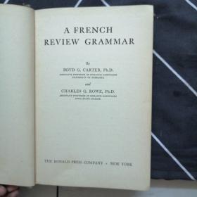 A FRENCH REVIEW GRAMMAR