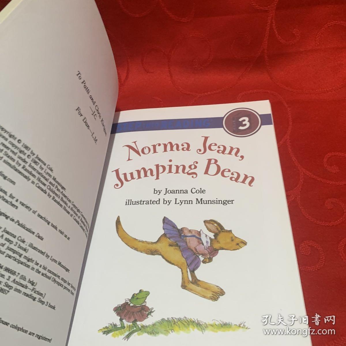 Norma Jean, Jumping Bean (Step-Into-Reading, Step 3)[惹麻烦的小袋鼠]