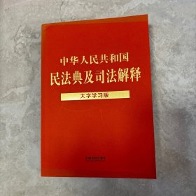 中华人民共和国民法典及司法解释：大字学习版(根据最新民法典总则编司法解释编撰)