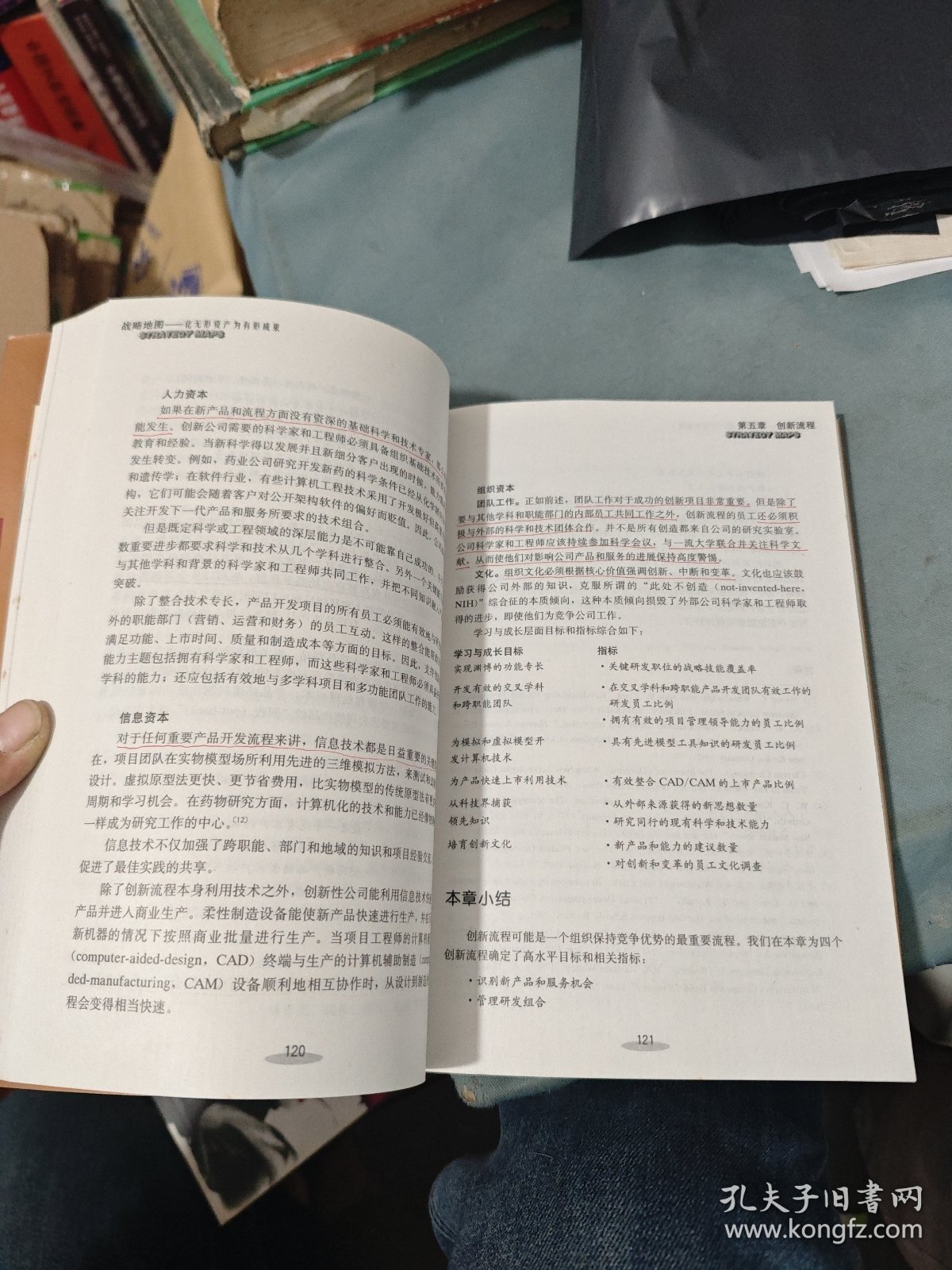 战略地图：化无形资产为有形成果（有划线）