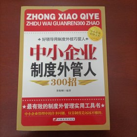 中小企业制度外管人300招/中小企业管理文库