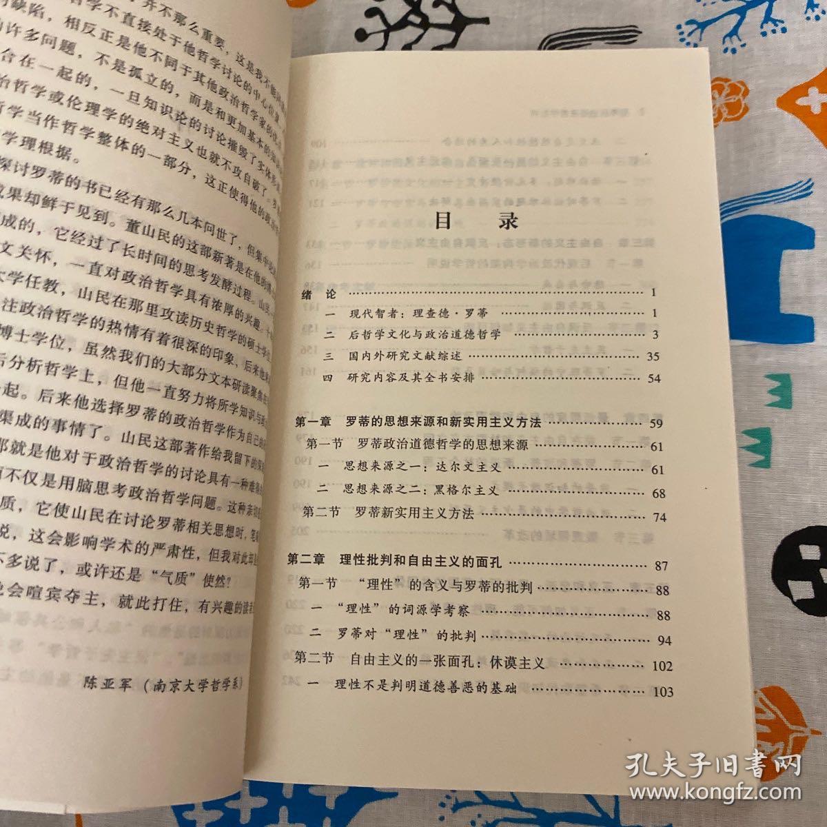 罗蒂政治道德哲学批判