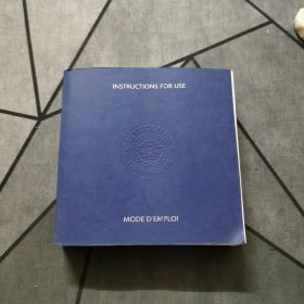INSTRUCTIONS FOR USE MODE DEMPLOI