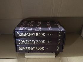 （英文原版，国内现货）Domesday Book (3 Volumes Complete Translation) 弗利欧精装带盒 近全新 大16开本