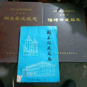 山东省淄博市建筑史志——1.淄博市建筑志。2.桓台县建筑志。3.桓台县荆家镇建筑志<三本合售>