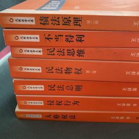 王泽鉴九阳真经 民法研究系列 7本 北京大学出版社 民法总则 物权 不当得利 思维 人格权法 侵权行为 债法原理损害赔偿 送老版民法概要