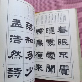 楷书浅鉴，隶书技法，唐诗三百首四体书法艺术(六)，赵孟頫书福神观记，康里巎草书习字帖（5本合售）