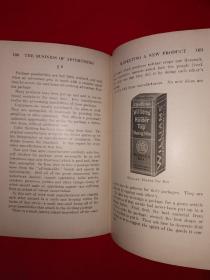 稀见孤本丨THE business of advertising（全一册精装版）内有大量插图1919年英文原版老书，存世量极少！详见描述和图片