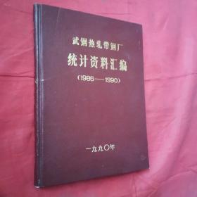 武钢热轧带钢厂统计资料汇编。(1986-1990)