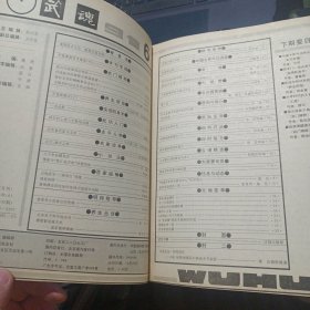 武魂杂志 1991 6 不缺页封皮破损 形意拳源首考阐真 中 武当内家拳技击秘法 形意拳功 下 科学的心意六合拳培元桩