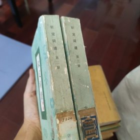 钦定词谱 二三册