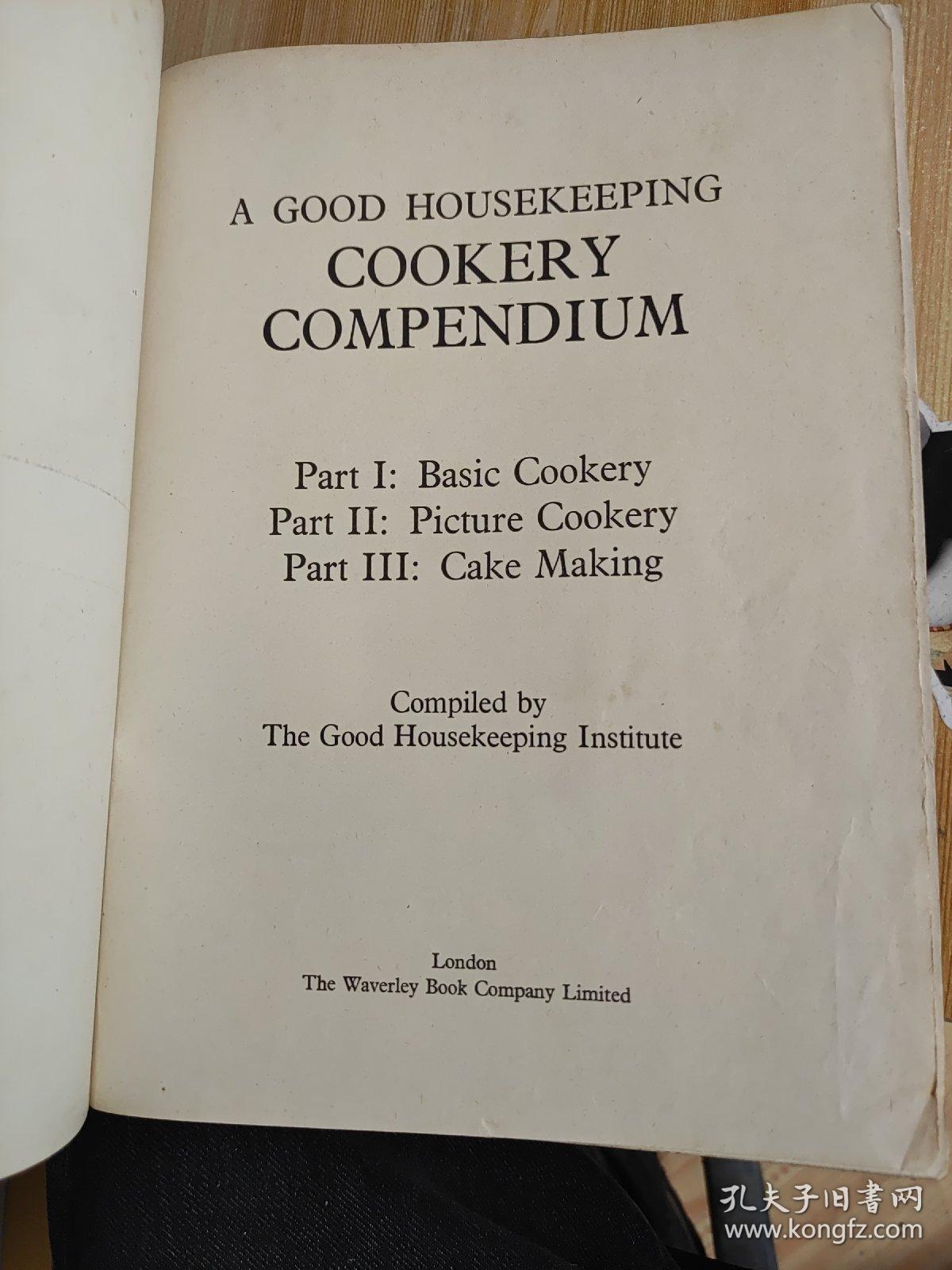 A GOOD HOUSEKEEPING COOKERY COMPENDIUM