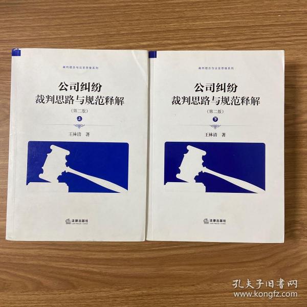 公司纠纷裁判思路与规范释解（第二版 套装上下册）