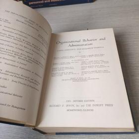 organizational behavior and administration