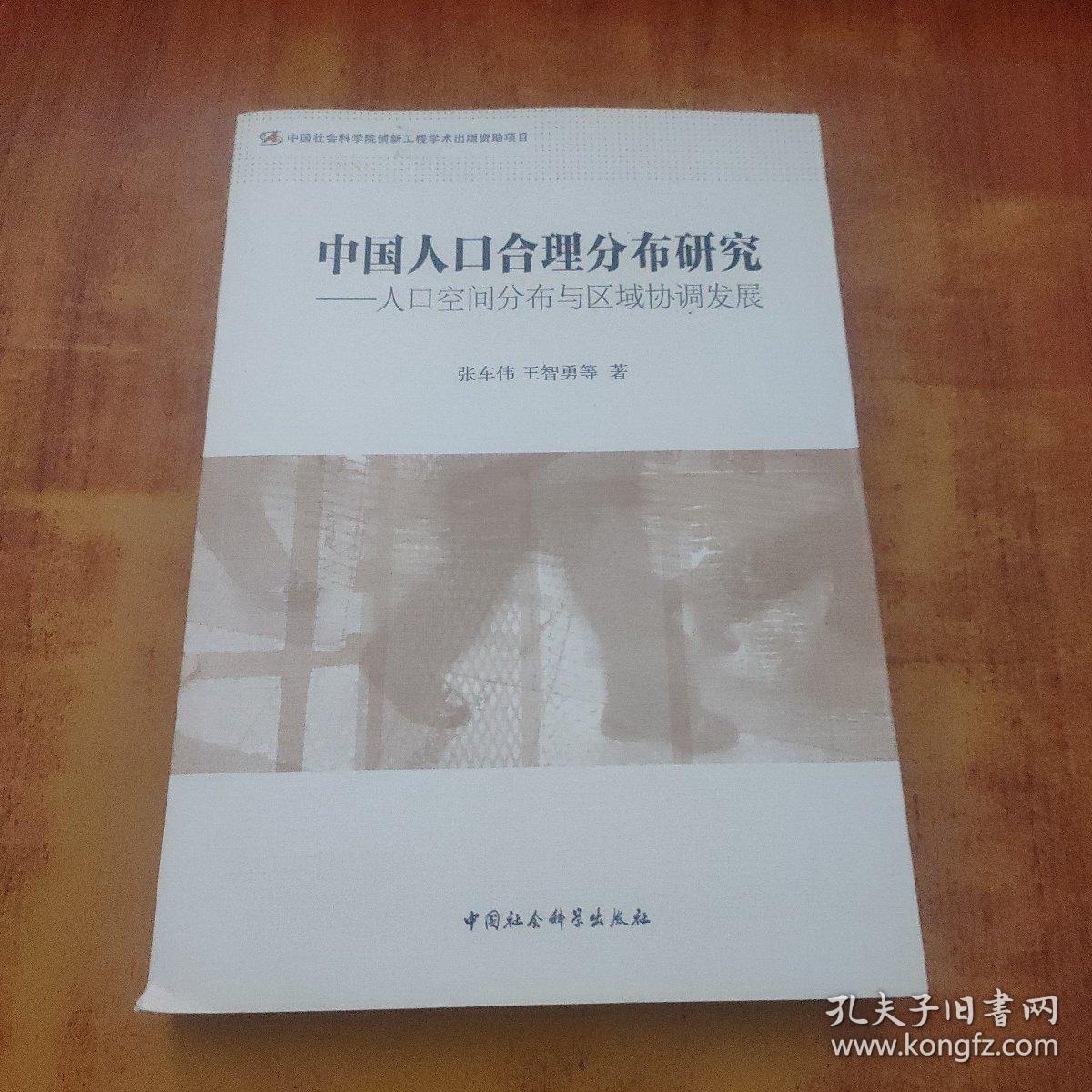 中国人口合理分布研究：人口空间分布与区域协调发展