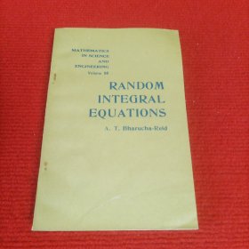 Randon Integral Equations 随机积分方程