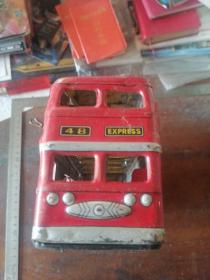 铁皮玩具双层巴士