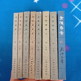 金陵春梦 全八册【五六七八为北京出版社】