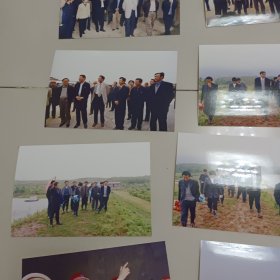 老照片视察水利照片27张原江苏省政协主席黄莉新等