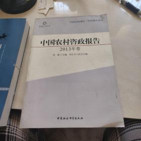 中国农村调查·咨政报告系列：中国农村咨政报告（2013年卷）