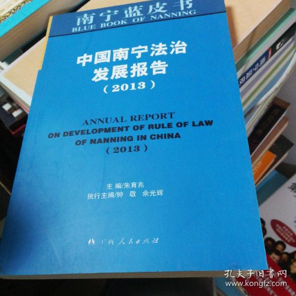 南宁蓝皮书. 经济、社会卷、法治卷. 2013