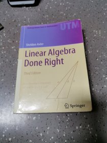 Linear Algebra Done Right (3rd ed)：3rd Edition线性代数入门教程