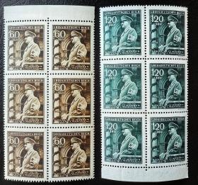 2-574德占捷克1943年邮票，54岁生日，2全新原胶无贴。二战集邮（单套价！随机发货！拍4给方联！）