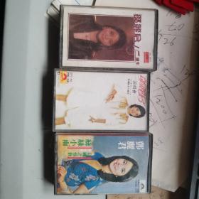 磁带 邓丽君十五周年，邓丽君演唱会2磁带是1，岛国之情歌第三集 丝丝小雨 邓丽君 共3盘合售
