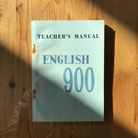 Teacher’s Manual:English900