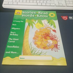 Stories to Read - Words to Know, Book H