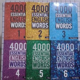 4000 Essential English Words 1-6全六册合售