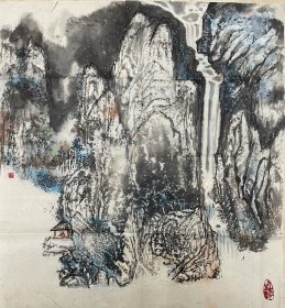 邢军，1940年出生于上海，原籍山东青岛。擅长山水画，风格独具。曾在北京中国美术馆举办个人画展，许多作品被国内外文博单位收藏。现为北京水墨研究会副会长，《人民中国》杂志社特聘画家。