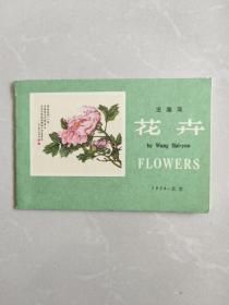 50年代老明信片：王海云花卉