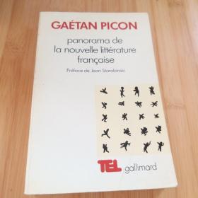 Gaëtan Picon / Panorama de la nouvelle littérature française / gaetan litterature francaise 皮孔《新文学的全景研究》法文原版